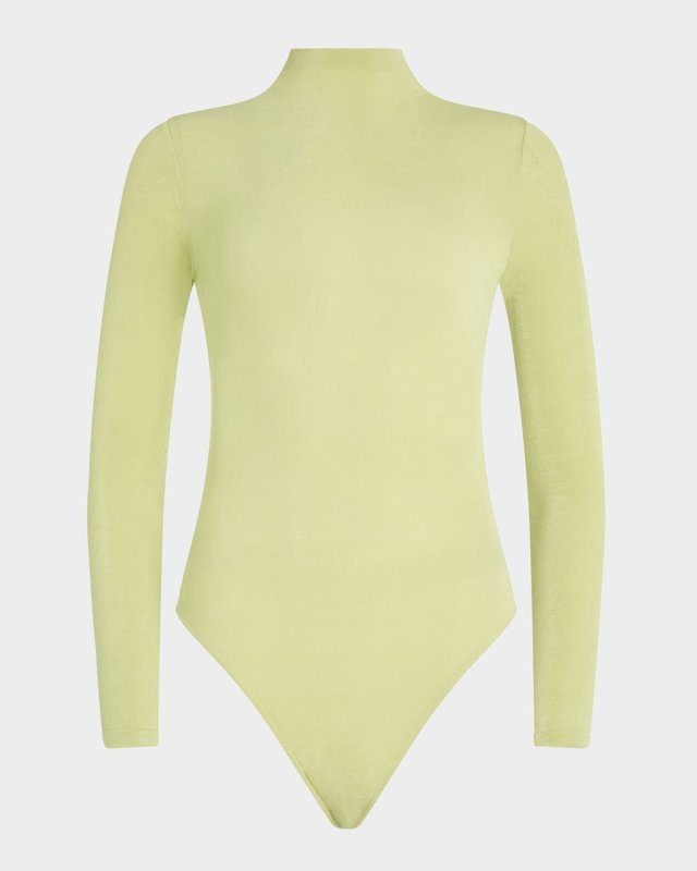 Lilia Mock-Neck Bodysuit